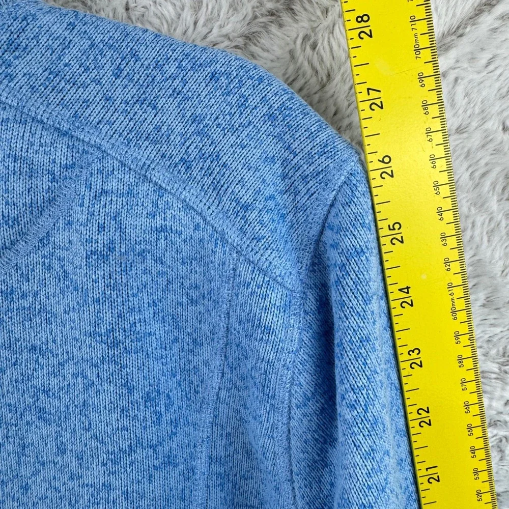 L.L. Bean Sweater Fleece Jacket Womens 2X Plus Blue Full Zip Gorpcore Hiking